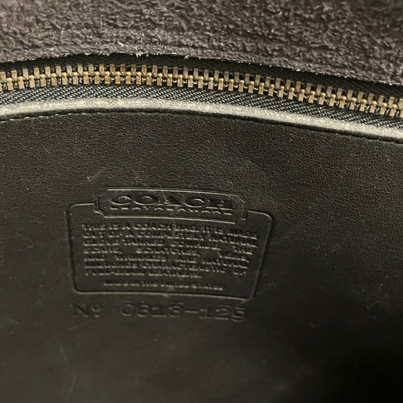 Coach Dark Brown Leather Shoulder Bag - Picture 3 of 8